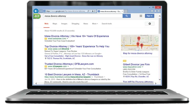 Google Search Engine Result Page